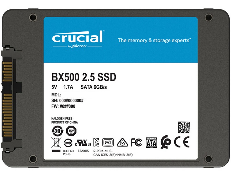 SSD 2.5 Crucial BX500 240GB SATA 4